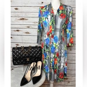 👒Catherine Malandrino Pleated multicolor dress Size S